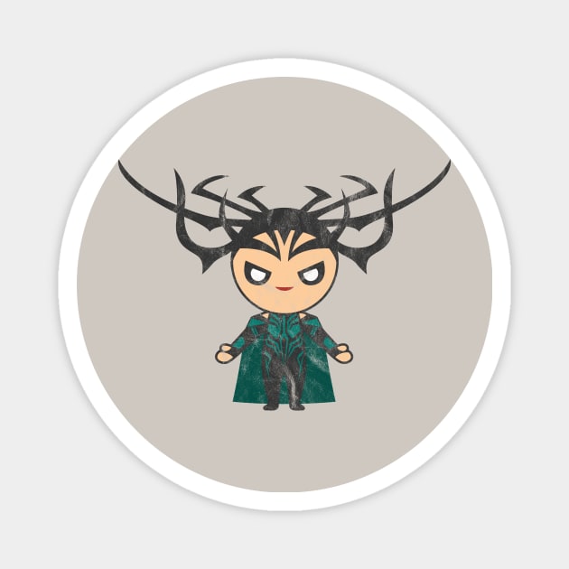 Kawaii Hela Ragnarök Magnet by gabradoodle